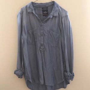 American Eagle button up